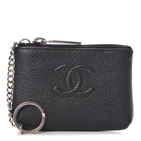 chanel coin pouch caviar